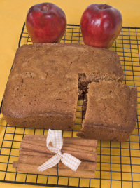 Cinammon apple bread - with a wonderful cooking smell